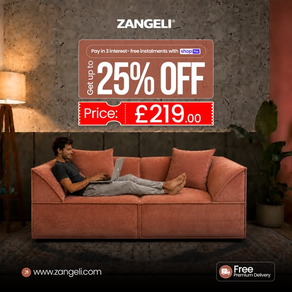 Luxury Chenille Sofa – From £219