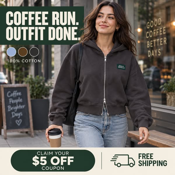 Claim $5 Off Your Everyday Zip-Up
