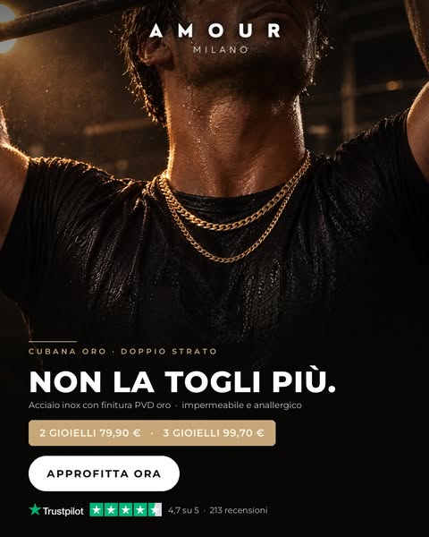 2 gioielli 79,90€ · per sempre, non una settimana