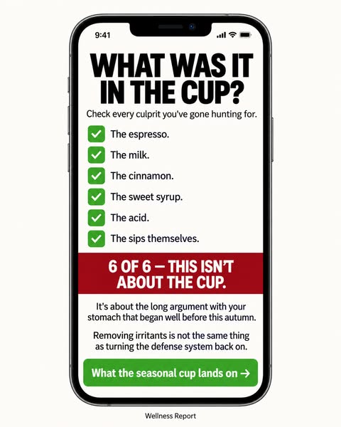 Was It the Espresso, the Milk, the Cinnamon or the Syrup?