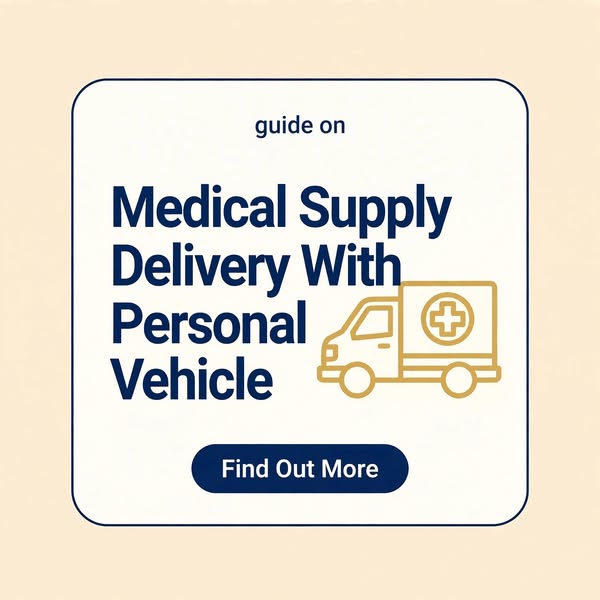A Guide to Medical Supply Delivery With a Personal Vehicle