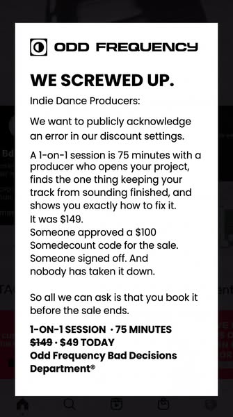Somebody Approved A $100 Discount Code