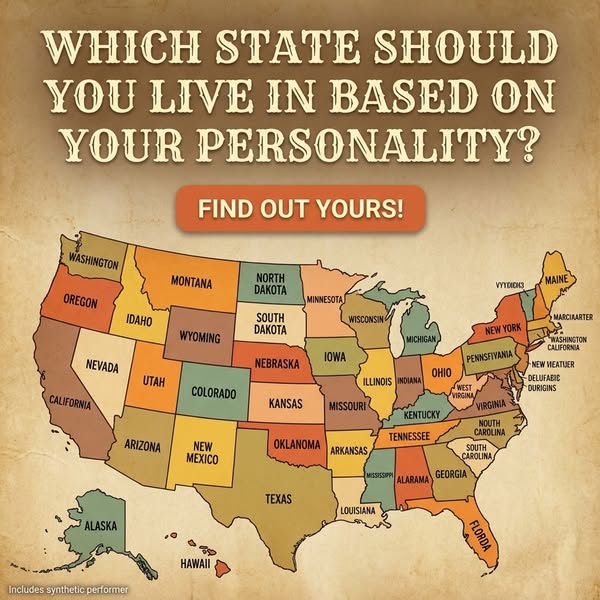Which State Should You Live In Personality