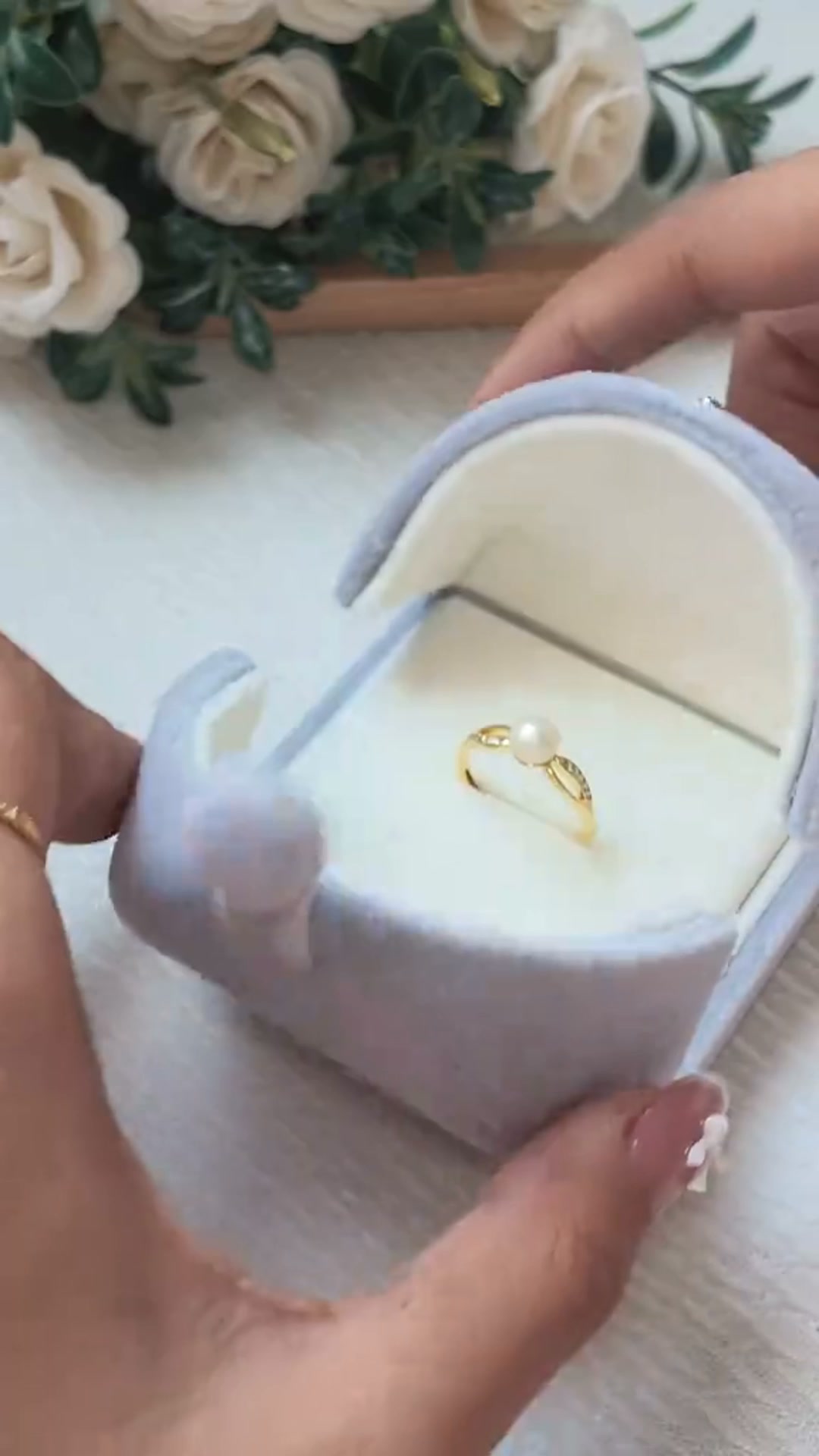Half Price The “French Pearl” Open Ring You‘ll Never Take Off