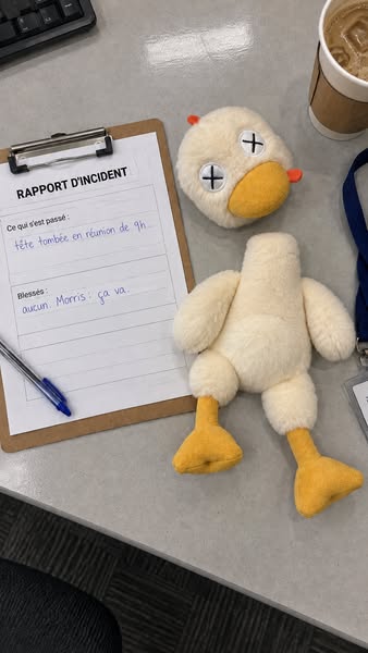 Incident noté. Morris : ça va.