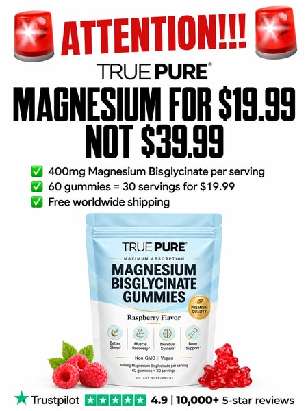 Try TRUE PURE Magnesium bisglycinate Today