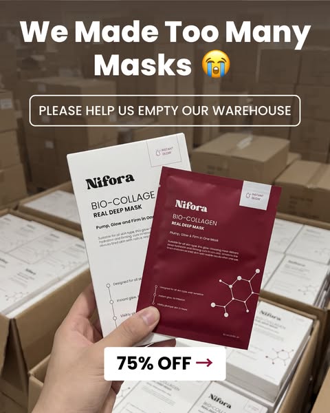 Up to 75% Off (While Stock Lasts)