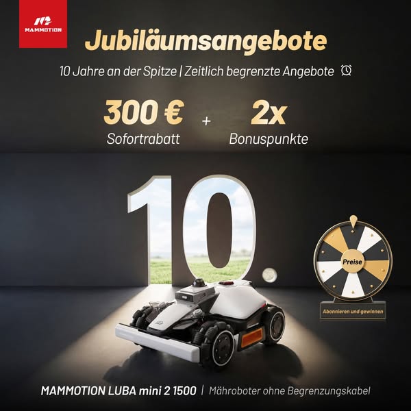 Mammotion 10-jähriges Jubiläum