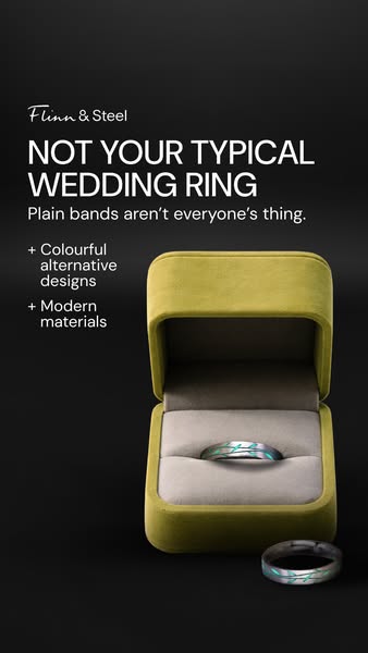 Colourful Wedding Rings