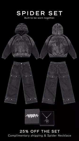 SPIDER ZIP UP