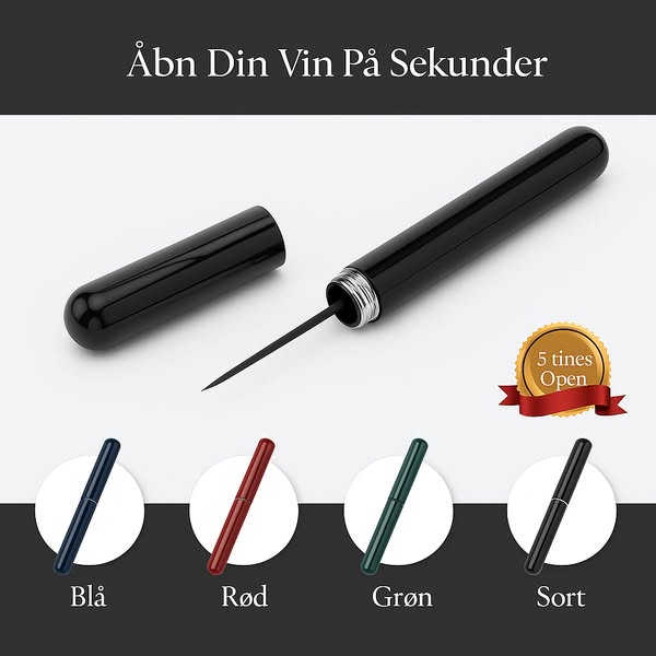Smidig vinåbning på bare få sekunder!