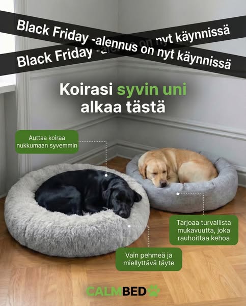 Black Friday 35 % alennusta