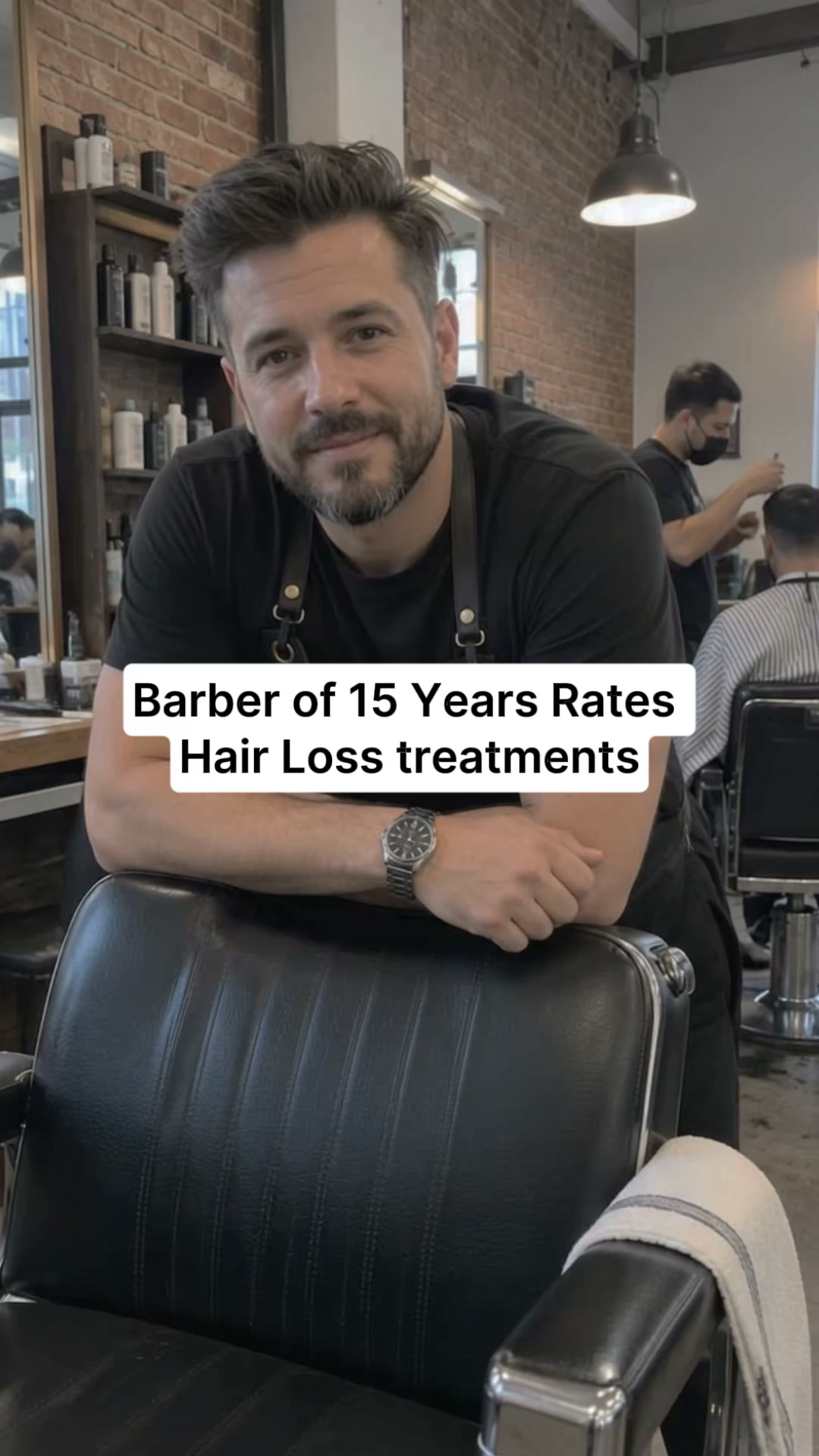 Barber rates hair loss treatments
