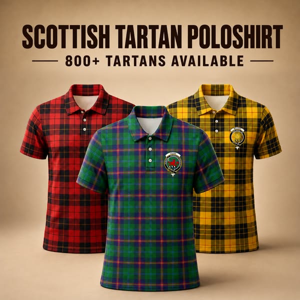 Scottish Tartan Polo Shirt Collection