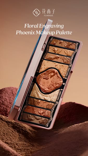 Makeup sculpted like art
