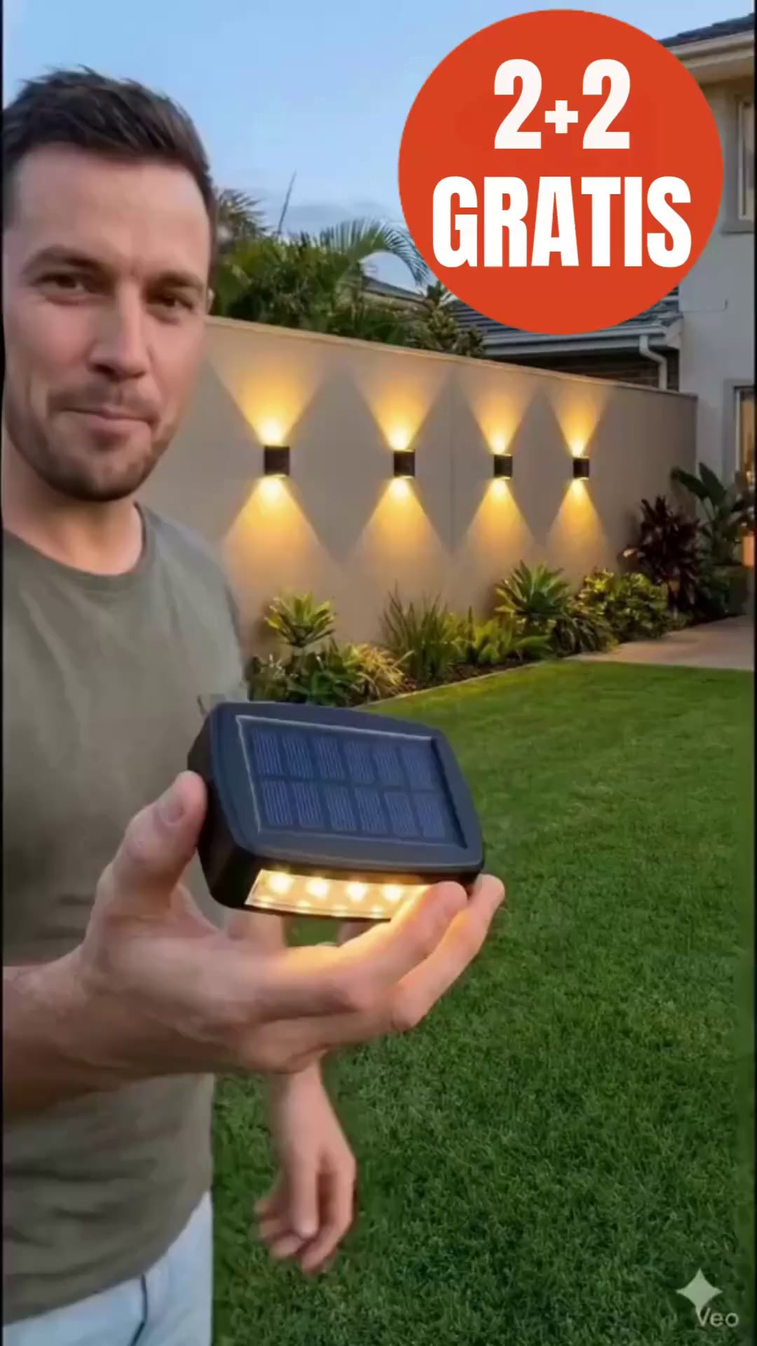 Solarlamp | 2+2 GRATIS