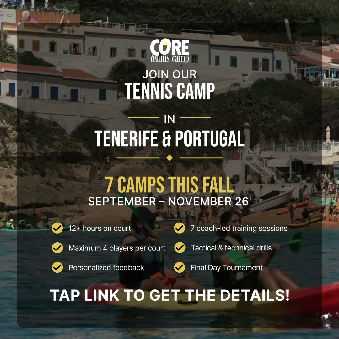 Anúncio de CORE tennis camp