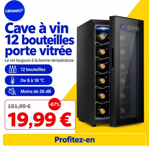 Le vin toujours à la bonne température