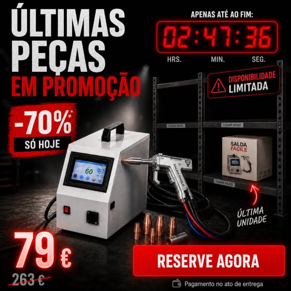 SaldFacil — Laser 4 em 1, -70% Hoje