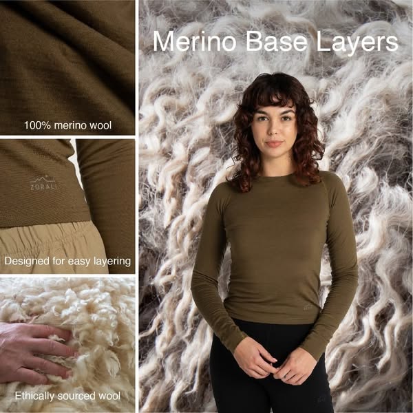 Womens Merino Base Layers