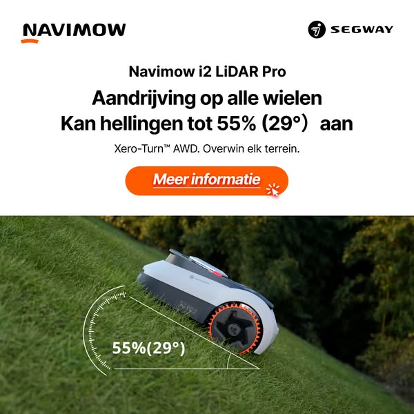 Navimow i2 LiDAR Pro — gratis garage