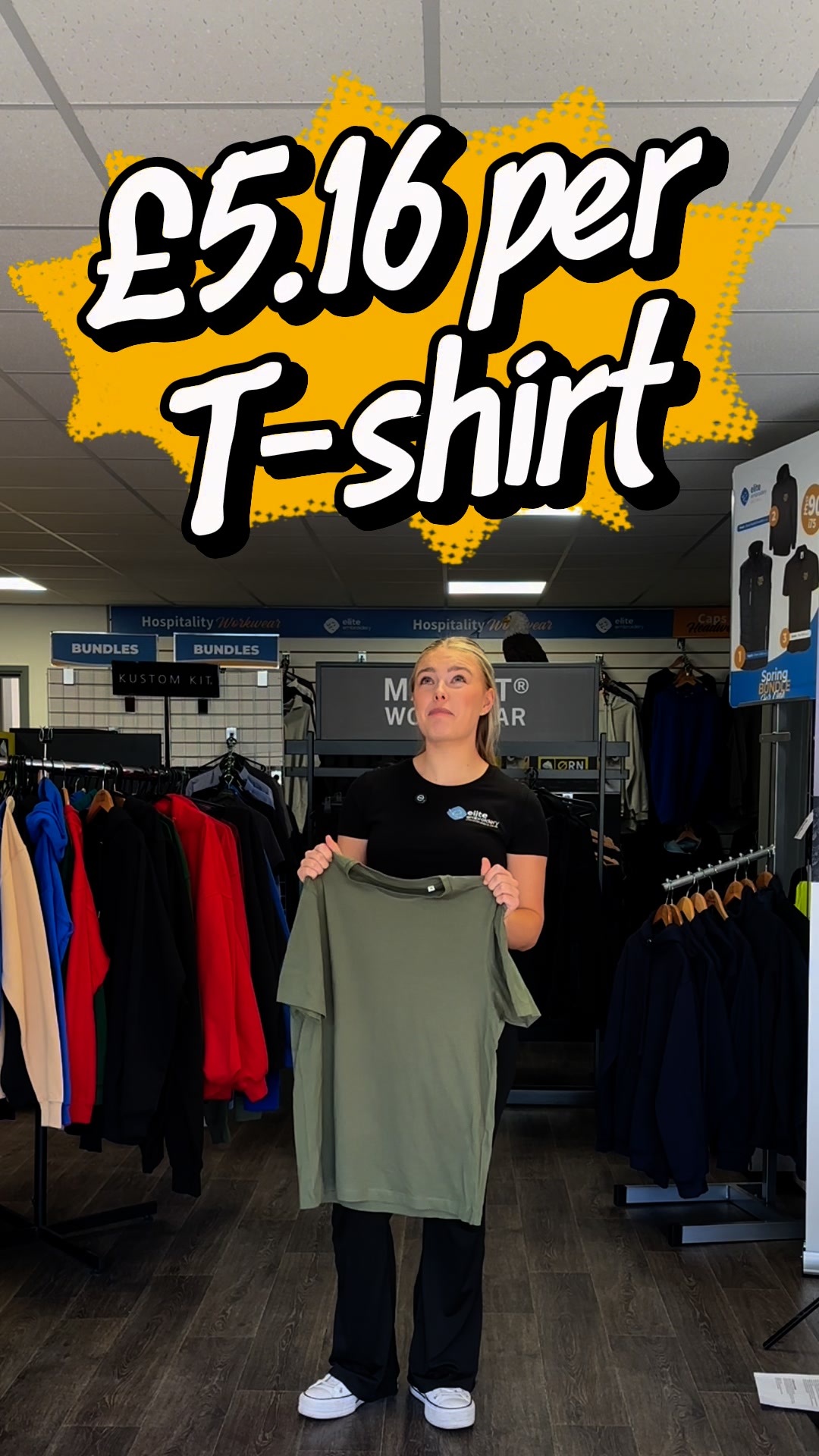 Only £5.16 per T-Shirt inc logo!!
