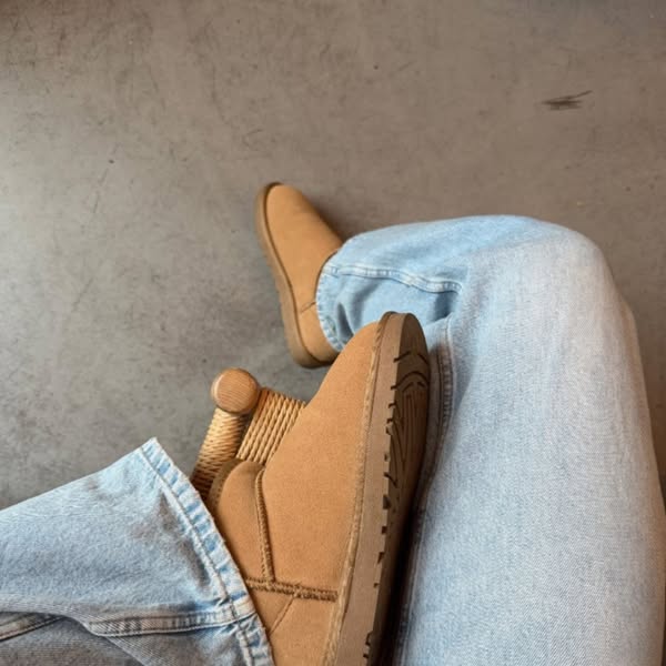 Teddy boots - Brown