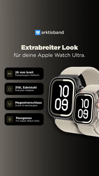 Das Nr. 1 arktisband für Apple Watch Utra