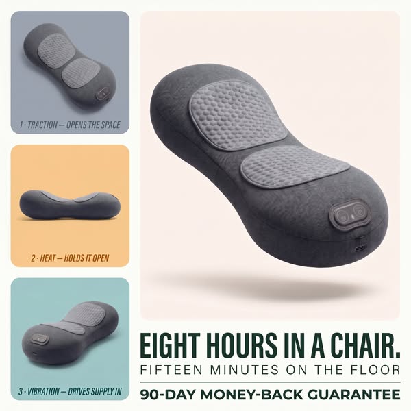 Your lower back gets eight hours in a chair. How do fifteen minutes on the floor win?