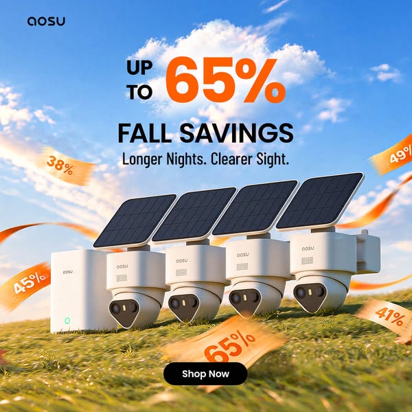 aosu Smart Security for Peace of Mind – Up to 65% OFF