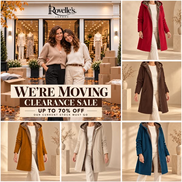 Clearance Sale Ends Tonight