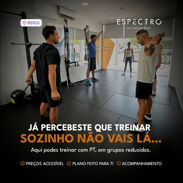 Nunca mais treinas sozinho