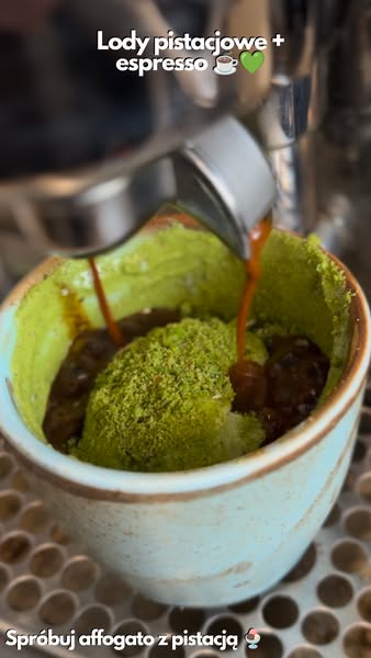 Pistachio Box — Affogato z Pistacją