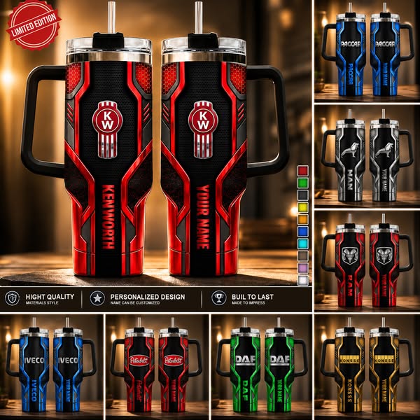 Personalized Tumbler for Truck Lovers
