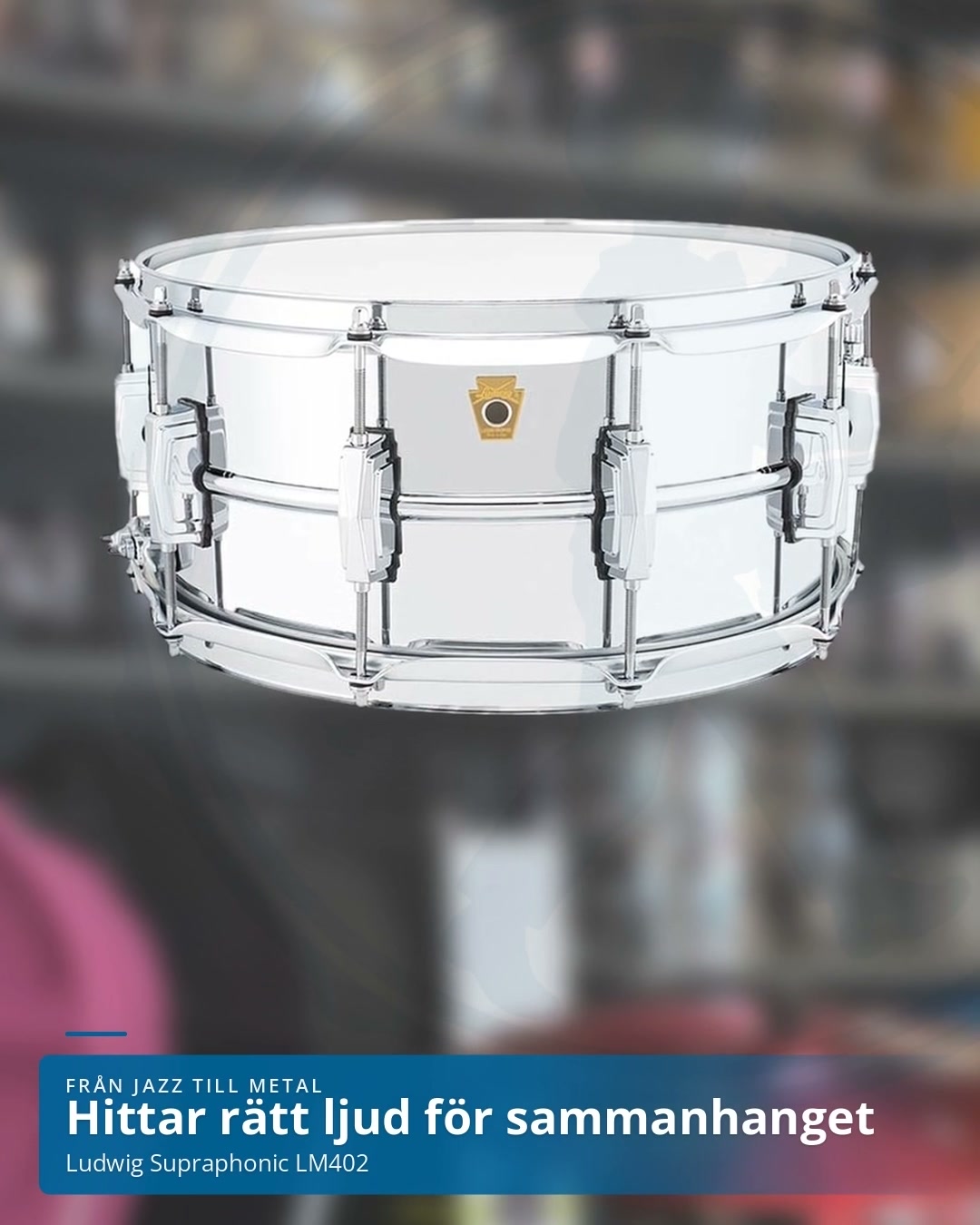 Ludwig Supraphonic 14"x6.5" - Förkromad