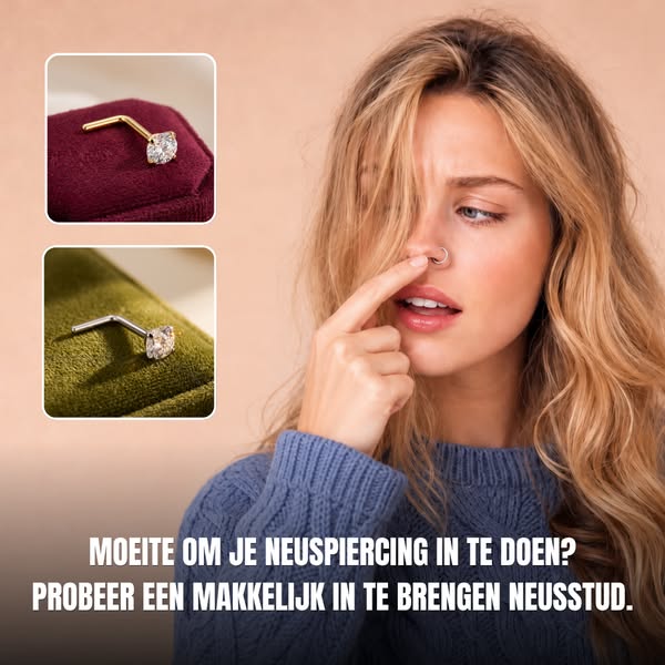 Moeite om je neusstud in te doen?