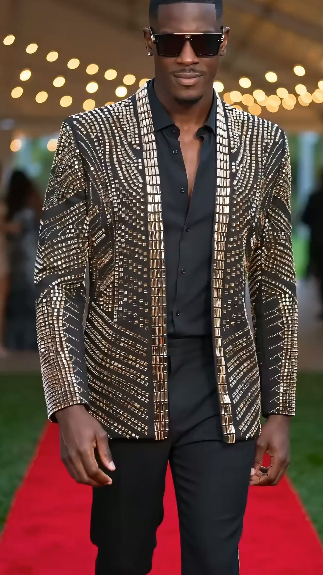 Rhinestone Western Blazer