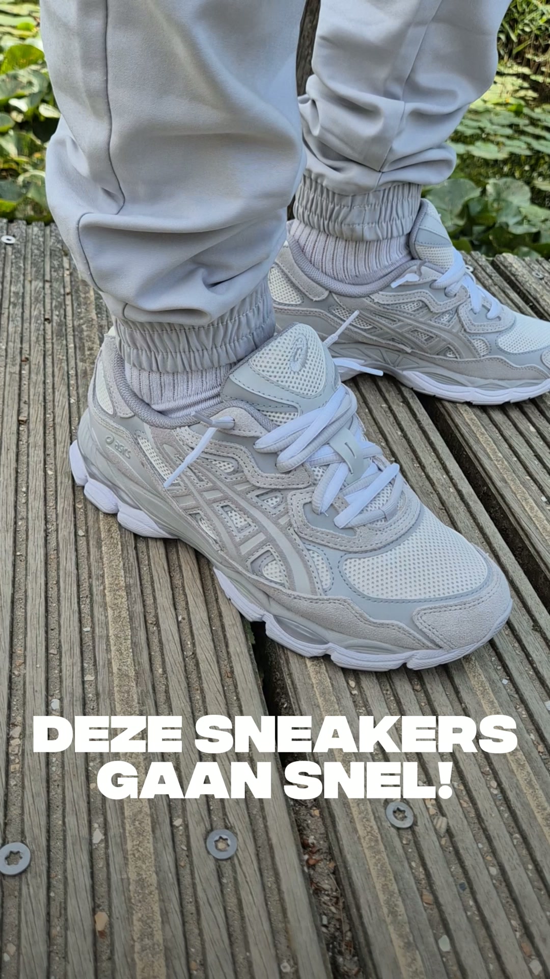 Shop de ASICS Gel-NYC 'Cream Cloud Grey'