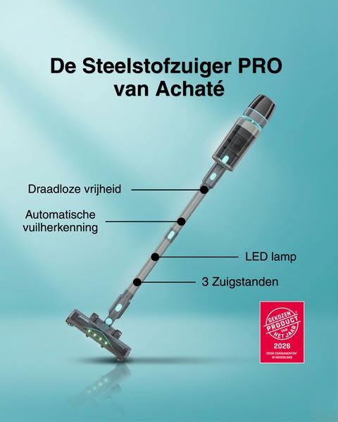 Dé stofzuiger die kracht en gemak combineert!
