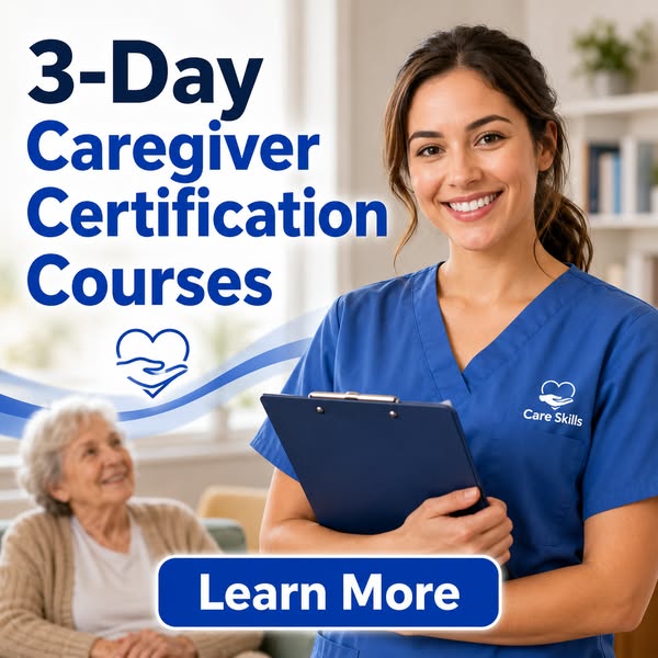 3-Day Caregiver Certification Courses
