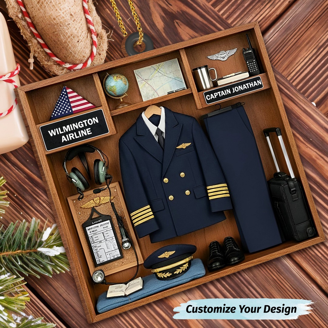 Celebrate Your Pilot's Achievements! Get This Custom Ornament