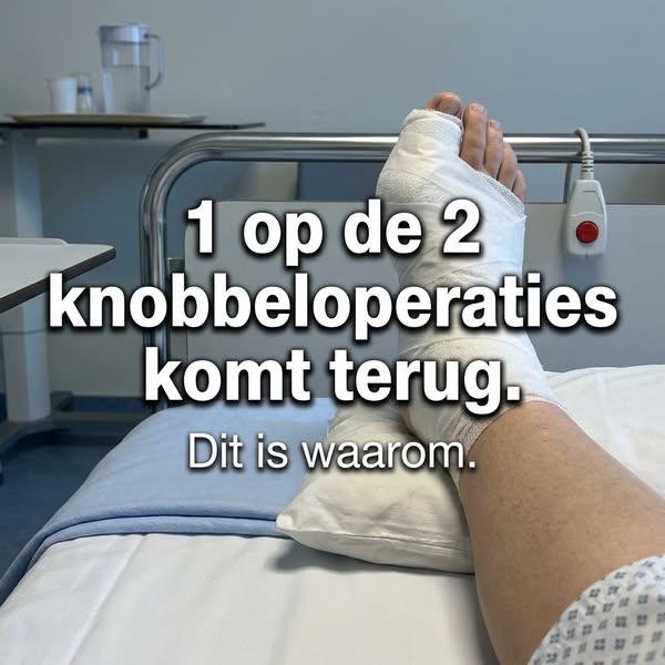 De operatie lukt bijna altijd. Toch komt de knobbel bij de helft terug