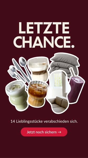 Letzte Chance · solange Vorrat reicht