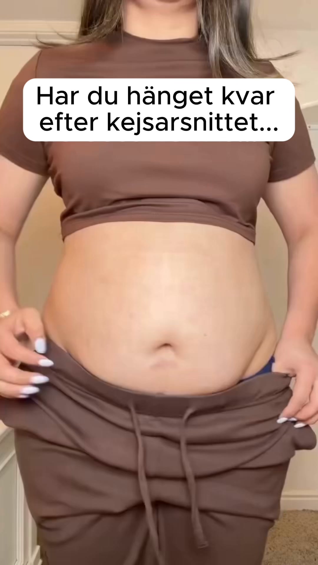 Platt mage från första dagen