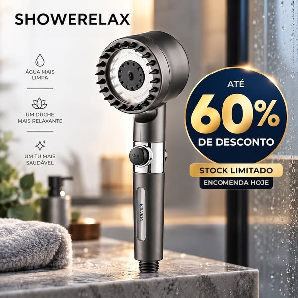 Experiência Luxuosa de Chuveiro de Massagem!