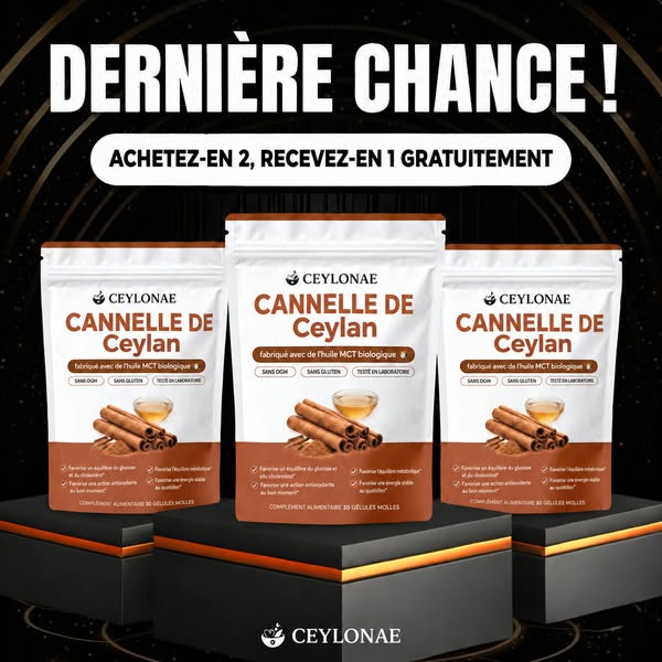 Cannelle de Ceylan 7200 mg + Huile MCT