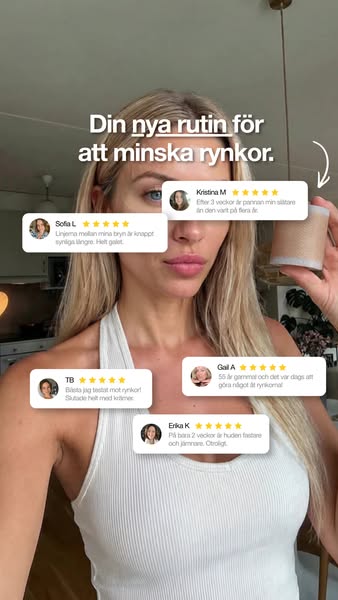 Du behöver inte botox för att minska rynkor.