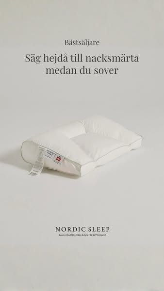 Säg hejdå till nacksmärta medan du sover