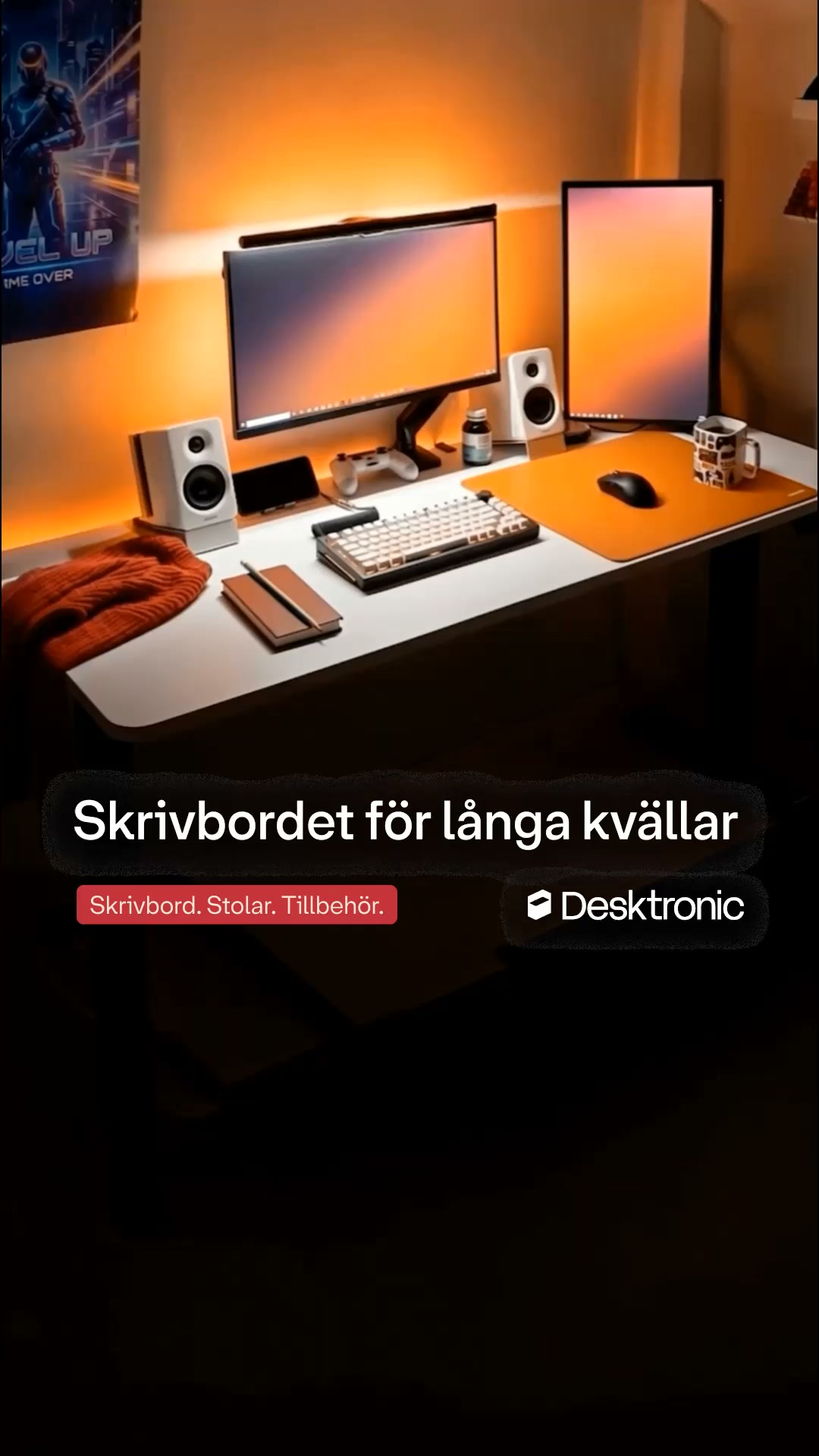 Mysig höst. Nytt skrivbord.
