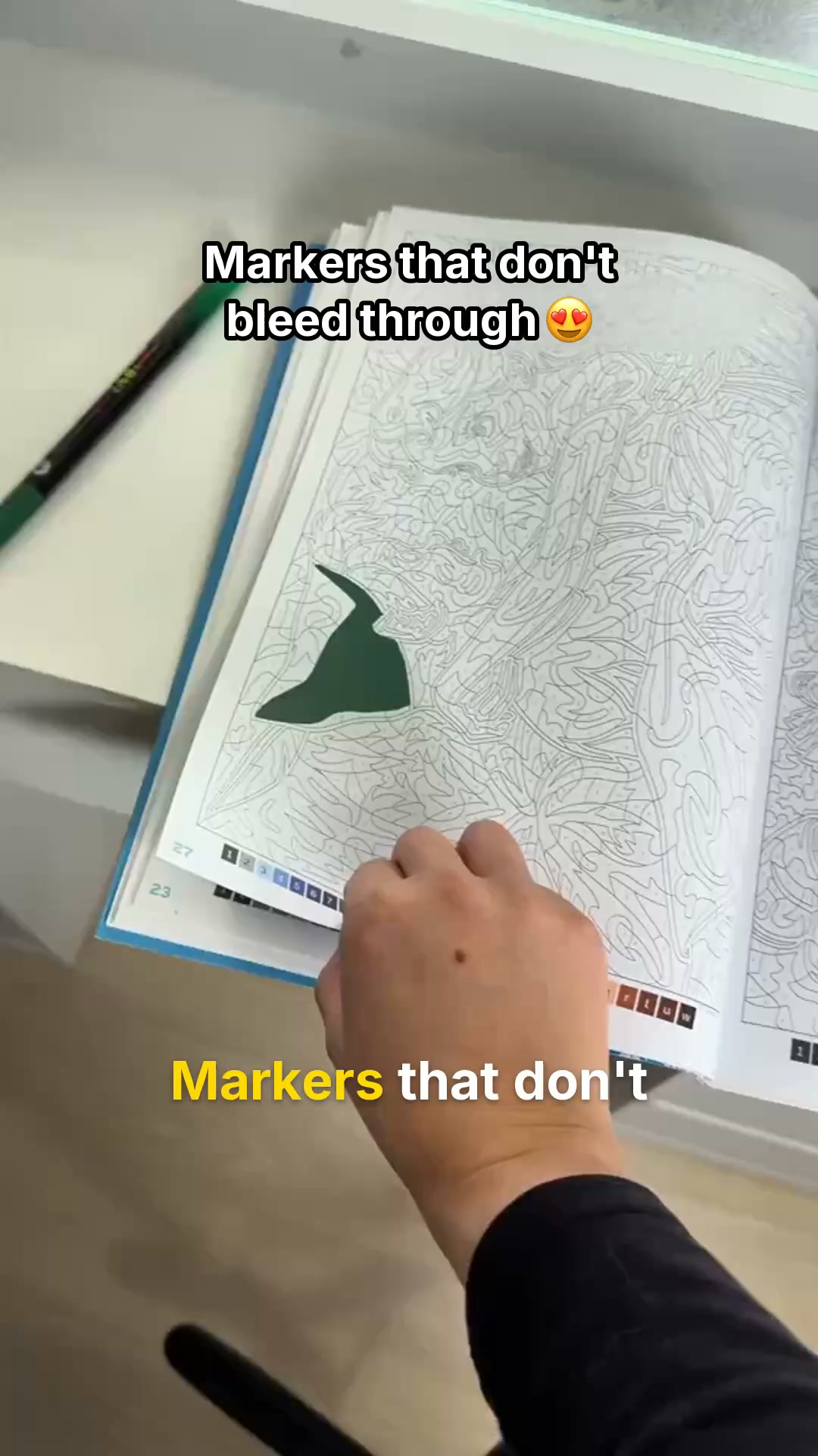 No more markers that bleed through